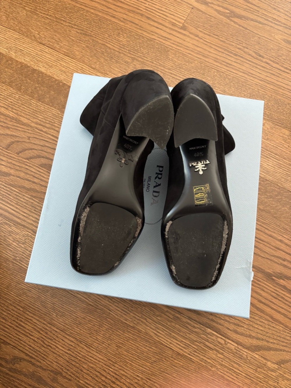 Prada Suede Ankle Boots - Picture 5 of 7